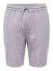 Only&Sons Leichte Stoff Shorts Bermuda Hose ONSLINUS in Hellgrau