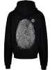 Mister Tee Mister Tee Herren Fingerprint Ultraheavy Oversize Hoodie in black