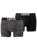 Levi´s Boxershorts 2er Pack in Schwarz