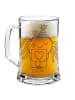 Mr. & Mrs. Panda Gravur Bierkrug Spinne Agathe Brief ohne Spruch in Transparent