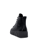 rieker Sneaker Montante aus Leder Crashlack Schwarz