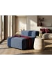 Beliani Sofaelement ARDAL in Blau/Schwarz - (W) 88 x (H) 68 x (L) 120 cm