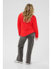 KAFFE curve Sweatshirt KCberla Loose fit in True Red