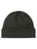 Petrol Industries Gerippte Beanie mit Patch Irontrail in Grün