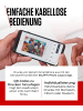 Canon SELPHY CP1500 Mobiler Fotodrucker mit Papierset Drahtloser Bluetooth black