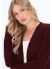 DreiMaster Maritim Women Cardigan in burgundy