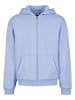 Urban Classics Urban Classics Fluffy Zip Cardigan in powderblue