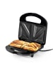 Gourmet Maxx Sandwich Maker mit LED-Kontrollleuchte 750W schwarz Schwarz