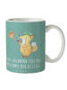 Mr. & Mrs. Panda Becher Jagdhorn Melodie mit Spruch in Meeresbrise