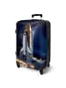 NoBoringSuitCases Suitcase, Handgepäck, Koffer, Trolley, Reisekoffer Hellbraun mit