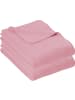 Erwin Müller Baumwolle Wohndecke 2er-Pack in altrosa