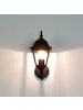 Licht-Erlebnisse Außen Wandlampe (B)15 x (H)34.5 cm in Schwarz