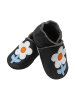 Bemesu Baby Krabbelschuhe aus Leder, weiche Lauflernschuhe mit rutschfester Sohle 