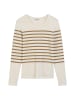 Marc O'Polo Gestreiftes Longsleeve slim in Medium Brown