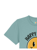 wat? Apparel T-Shirt Happy times in Teal Monstera