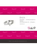 BALIA 333 Weißgold - 8 Karat Damen Ringe Viereck gold Fingerring 60 (19,1)