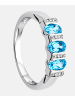 Diamant L'éternel Ring aus 375 Weißgold mit Diamant mit Topas