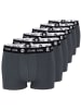 Stark Soul® Boxershorts im 6er Pack - Hipster in dunkelgrau