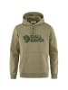 FJÄLLRÄVEN Kapuzenpullover Fjällräven Logo in Oliv