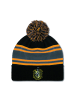 Logoshirt Bommelmütze Harry Potter - Hufflepuff in schwarz-grau