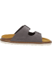 Palado Pantoletten Korfu FR Velours Premium Leather in Grau