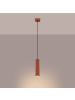 Licht-Erlebnisse Pendelleuchte (B)8 x (L)8 x (T)118 cm in OckerrotOckerrot