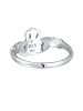 Elli Ring 925 Sterling Silber Claddagh, Herz, Krone in Silber