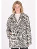 myMo Damen Coat in Weiss Schwarz