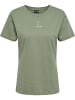 Hummel T-Shirt S/S Hmlactive Chevrons Co Tee S/S Woman in SEA SPRAY