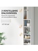 HOMCOM Badezimmerschrank in Weiß 20L x 20B x 178H cm