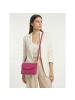 Lazarotti Bologna Leather Clutch Umhängetasche Leder 23 cm in hot pink
