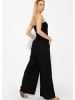 SASSYCLASSY Schulterfreier Jumpsuit in Schwarz