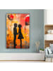 MuchoWow Leinwand Bilder Silhouette Liebe