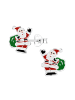 schmuck23 Kinder Ohrringe 925 Weihnachten Nikolaus 0,7 cm x 0,8 cm