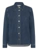 My Essential Wardrobe Langarm - Hemd MWLinn Loose fit in Dark Blue Wash