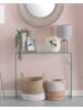 Beliani Konsolentisch KENDALL in Transparent - (W) 90 x (H) 75 x (L) 30 cm