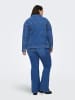 ONLY Carmakoma Jeansjacke in Dark Blue Denim