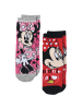 Disney Minnie Mouse Kinder 2 Paar Stoppersocken mit Gumminoppen in Mehrfarbig