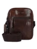 Greenburry Newport Mini Bag Umhängetasche Leder 18 cm in coffee