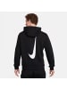 Nike Performance Kapuzenpullover Club Fleece in schwarz / weiß