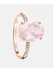 Diamant L'éternel Ring aus 375 Roségold mit Diamant