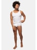 Ammann Unterhemd / Tanktop Cotton Doppelripp in Weiß