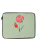 Mr. & Mrs. Panda Laptop Tasche Blume HageRundunge ohne Spruch in Blattgrün