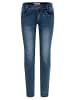 Timezone Skinny Jeans Hose Denim Pants Mid Waist THIGHT SANYA in Blau