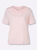 WITT WEIDEN Kurzarmshirt in hellrosé