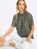 Heine Blusenshirt in oliv-schwarz-bedruckt