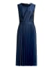 BETTY & CO Midikleid mit Plissee in Dunkelblau