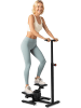 COSTWAY Stepper mit Lenker in Schwarz