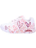 Skechers Sneaker UNO - SPREAD THE LOVE in Weiß/Lachs