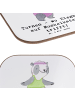 Mr. & Mrs. Panda Coaster Turnen Eleganz mit Spruch in Weiß